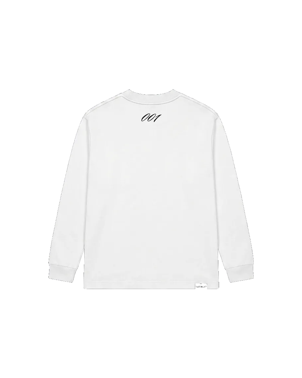 Long sleeve white, back